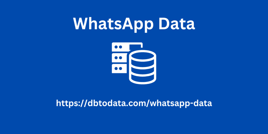 whatsapp data