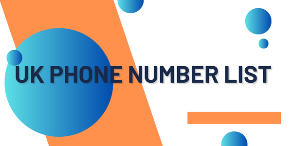 uk phone number list