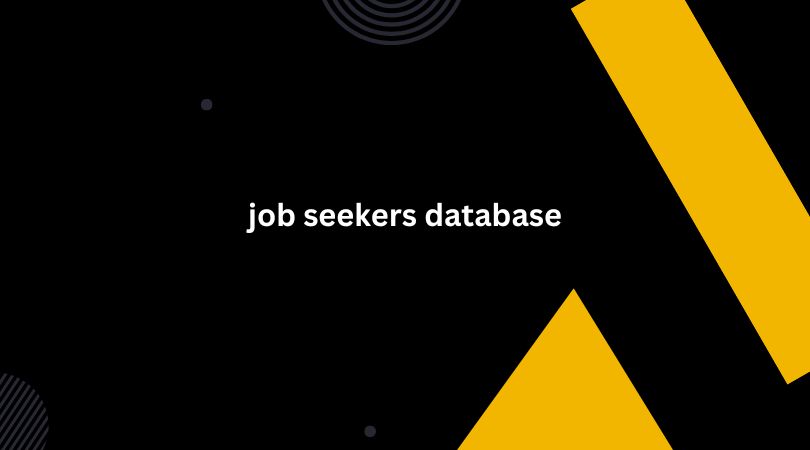 job seekers database