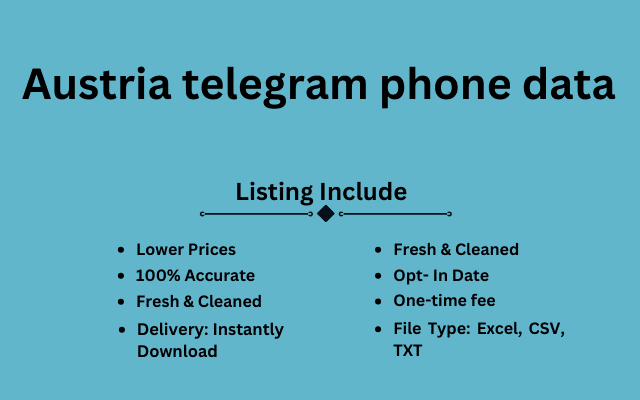 Austria telegram phone data