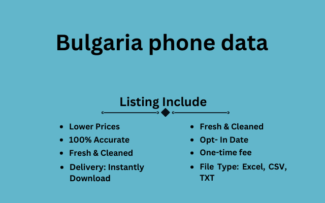 Bulgaria phone data