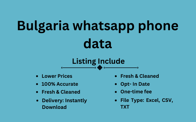 Bulgaria whatsapp phone data