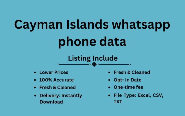 Cayman Islands whatsapp phone data