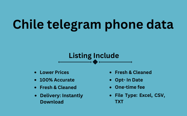 Chile telegram phone data