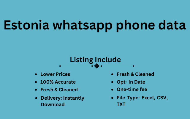 Estonia whatsapp phone data