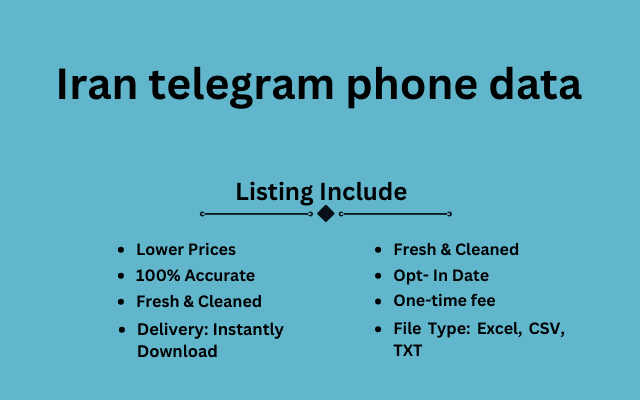 Iran telegram phone data