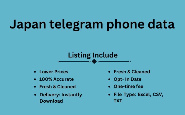 Japan telegram phone data