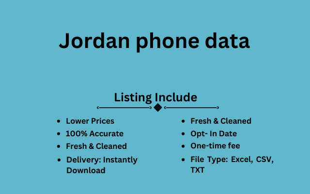 Jordan phone data