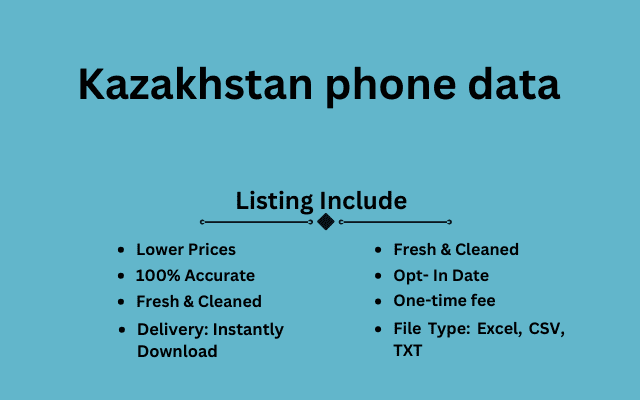 Kazakhstan phone data