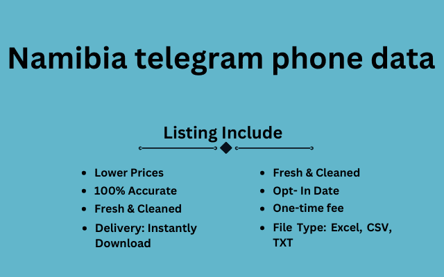 Namibia telegram phone data