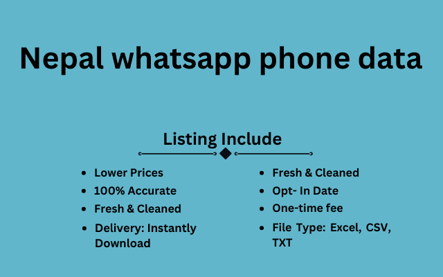 Nepal whatsapp phone data