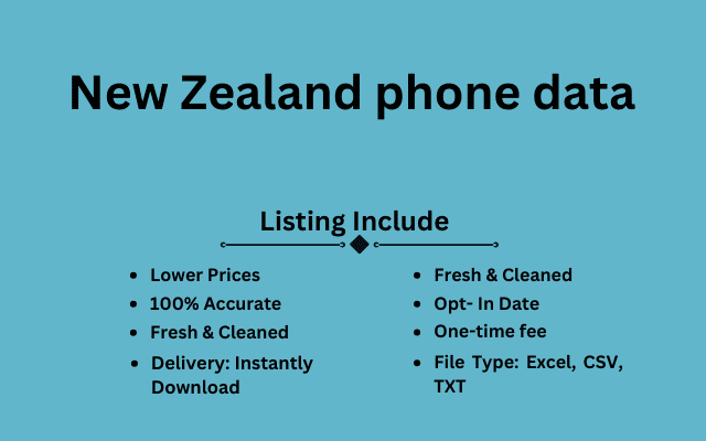 New Zealand phone data