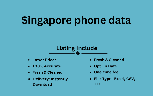 Singapore phone data