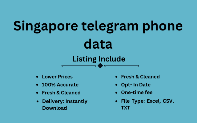 Singapore telegram phone data