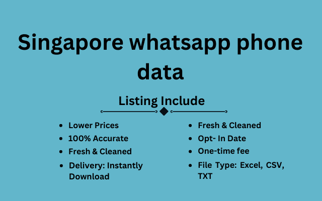 Singapore whatsapp phone data