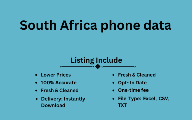 South Africa phone data