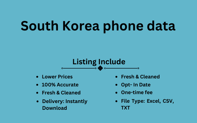 South Korea phone data