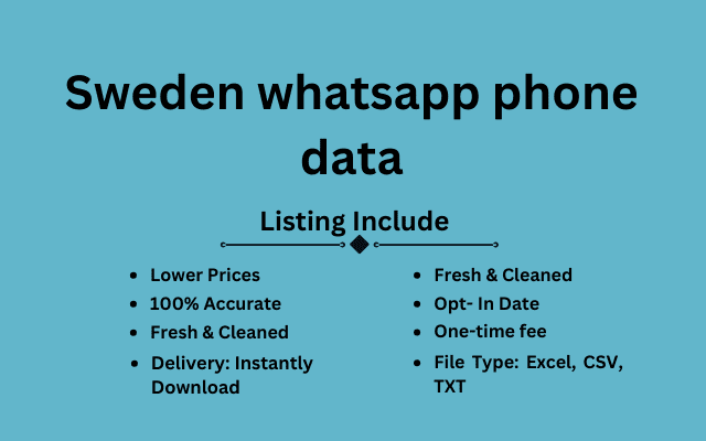 Sweden whatsapp phone data