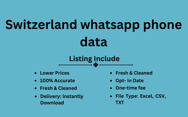 Switzerland whatsapp phone data