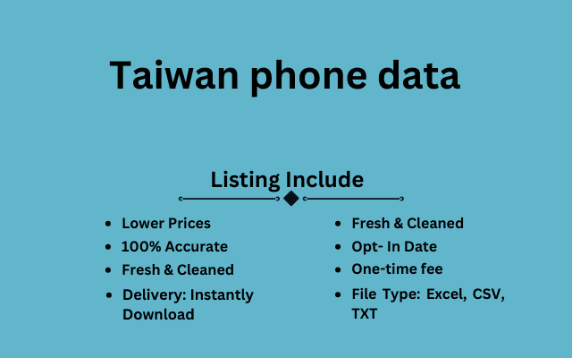 Taiwan phone data