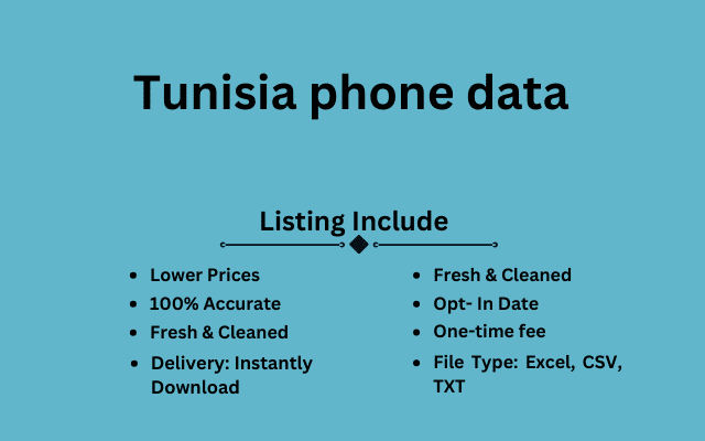 Tunisia phone data