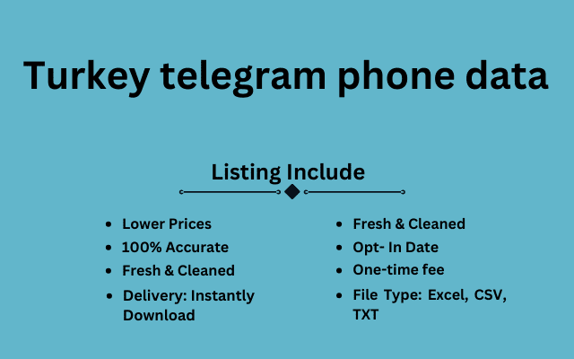 Turkey telegram phone data