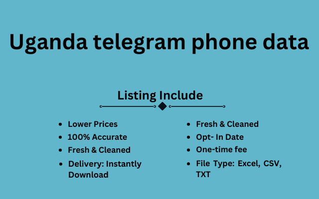 Uganda telegram phone data